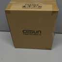 Cesun Small Bathroom Trash Can 2.1 Gallon Wastebasket, Modern Metal Garbage Can Office Waste Basket, Matte Black Stainless Steel Trash Bin for Bedroom, Home Office, Toilet, rv, Near Desk, Under Sink