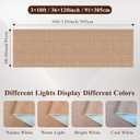 3x10 Runner Rug Hallways Washable: Non Slip Kitchen Extra Long Jute Runners