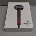 SHRATE Professional High Speed Ionic Hair Dryer | Ultra-Fast Drying | 500 Million Negative Ions | Low Noise | 160000 RPM | Compact Blow Dryer with Magnetic Diffuser for Faster Drying All Hair Types (Grey)