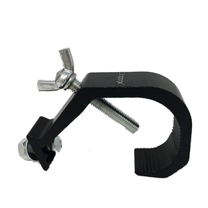 DragonX  Heavy Duty 66 lb Aluminum Alloy Stage Lighting Black C Clamp Mounting Truss Bracket Hook Clamp for DJ Projector Par Spotlight Moving Head Light Pole Mount Ideal for Truss Clamps DJ