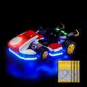 LED Lighting Compatible with Lego Mario Kart Mario & Standard Kart 72037Light Kit Compatible with Lego 72037, NOT Included The Model Set - JUST Lights