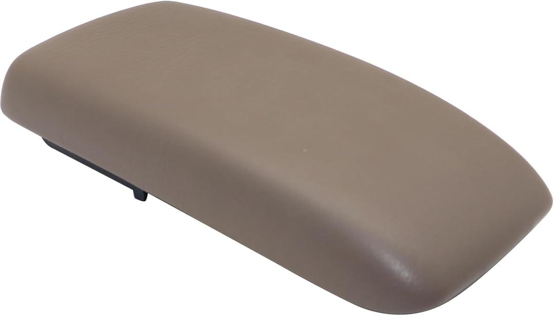 NLQR 5890535040E0 Center Console Lid and Latch Oak Tan Compatible with Toyota Tacoma 1995 1996 1997 1998 1999 2000 4Runner 1996 1997 1998