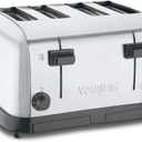 WCT708 4 Slice Brushed Chrome Commercial Toaster Oven