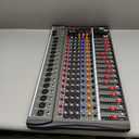 Depensheng DX16 DJ Sound Controller Interface w/USB Drive for Computer Recording 16-Channel Studio Audio Mixer - XLR Microphone Jack, 48V Power, RCA Input/Output for Professional and Beginners