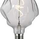 G125 Large Globe Dimmable LED Edison Bulb,2700K Soft White,Clear Glass,Vintage Oversized Alien Shape E26 Light Bulb,5watt 400LM Giant Big Edison Bulbs For Bedroom Living Room Pendant Table Lamp 1Pack