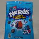 NERDS Gummy Clusters Candy, Very Berry, Crunchy and Gummy, 8 oz (EXP 02/01/26)