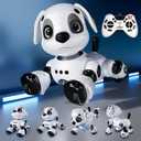 RC Stunt Robot Dog Toys for Ages 8-13 with LED & Sounds, Rechargeable Interactive Remote Control Puppy for 8+ Year Old Kids Boys Girls Birthday Gift, Dancing, Walking, Touch Sensing & Barking