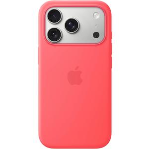 Apple iPhone 17 Pro Silicone Case with MagSafe and Camera Control: Lightweight Phone Case, Wireless Charging Compatible, Smooth Matte Finish; Bright Guava