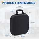 Starlink Mini Carry Case - Protective Waterproof Storage Bag Pouch for SpaceX Starlink Mini Dish, Travel-Friendly Design with Handle, Perfect for RV, Van, Camping & Outdoor Use (Black, Basic Case)