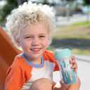 Chicco Insulated Sippy Cup 12+ Months, 9oz Toddler Training Cup with Bite-Resistant No-Spill Rim Spout, Double-Wall, BPA-Free, 2-Pack, Ocean Print/Surf
