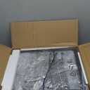 Hosfais Record Player Stand, 3 Tier Guitar Stand for Acoustic, Electric Guitar, Bass Stand, Vinyl Record Storage Up to 200 Albums, Brown Records Shelf for Living Room Bedroom (Rustic Brown)