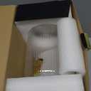 2 PACK Glass Pitcher with Lid and Handle,68 oz/ 2 Liter Vertical Stripes Water Pitcher,Glass Water Carafe for Fridge,Hand Blown Heat Resistant Borosilicate Water Jug for Hot/Cold Drinks