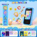 KAKTIN Kids Phone for Boy, Toddler Toy Phone Birthday Gifts Toys for 3 4 5 6 7 8 Years Old Kids Camera