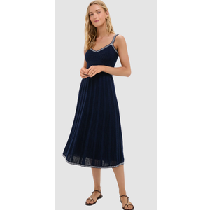 Hyacinth Blue Knitted Dress, Large