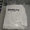 Bedsure Full Comforter Set - White Comforter, Boho Tufted Shabby Chic Bedding, 3 Pieces Vintage Farmhouse Bed Set for All Seasons, Fluffy Soft Bedding with 2 Pillow Shams