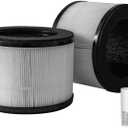 SAP300C Replacement Filter Compatible with SFNOW SAP300C Air Purifier, Fit for Most others Replacement Filter, 2Pack 3-Stage H13 Grade True HEPA Filter, White