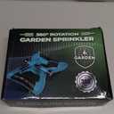 Joeys Sprinkler for Yard, Rotating Garden Sprinkler for Large Area Coverage, Lawn and Yard Sprinklers (Green)