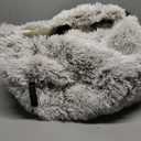 Hezotco Large Cat Bed for Indoor Cats, Soft Fluff Indoor Dog House& Cat Cave for Small Dogs Pet House for Puppy with Cat Teasing Ball 22.8"*18.5"*22.8"(Coffee+White)