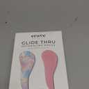 Crave Naturals Glide Thru Detangler Brush Pack of 2 - Curly Hair Brush for Women and Kids - Wet and Dry Comb for Adults - Soft Flexible Bristles for Gentle Use - Pink and Soft Hazy Swirl