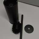 BGL Stainless Steel 304 Black Toilet Bowl Brush and Holder Set Cleaning Tool Holder with Toilet Brush