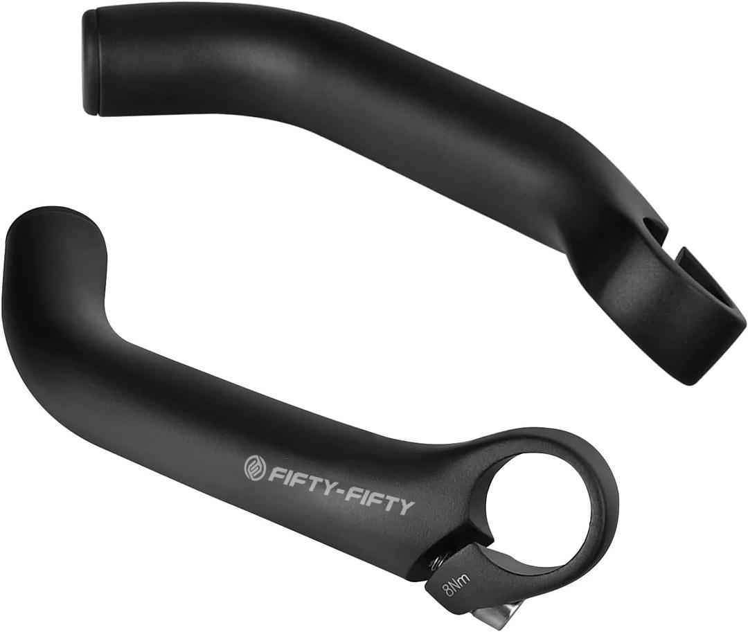 FIFTY-FIFTY Bike Bar Ends, Mountain Bike Handlebar Ends, Aluminium Alloy MTB Bicycle Bar Extender