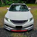 JMTBNO Front Bumper Lip Splitter,Car Front Lip Spoiler Body Kit Compatible with Honda Civic Chevy Camaro VW Golf Infiniti G37 Mitsubishi Lancer Mercedes Benz
