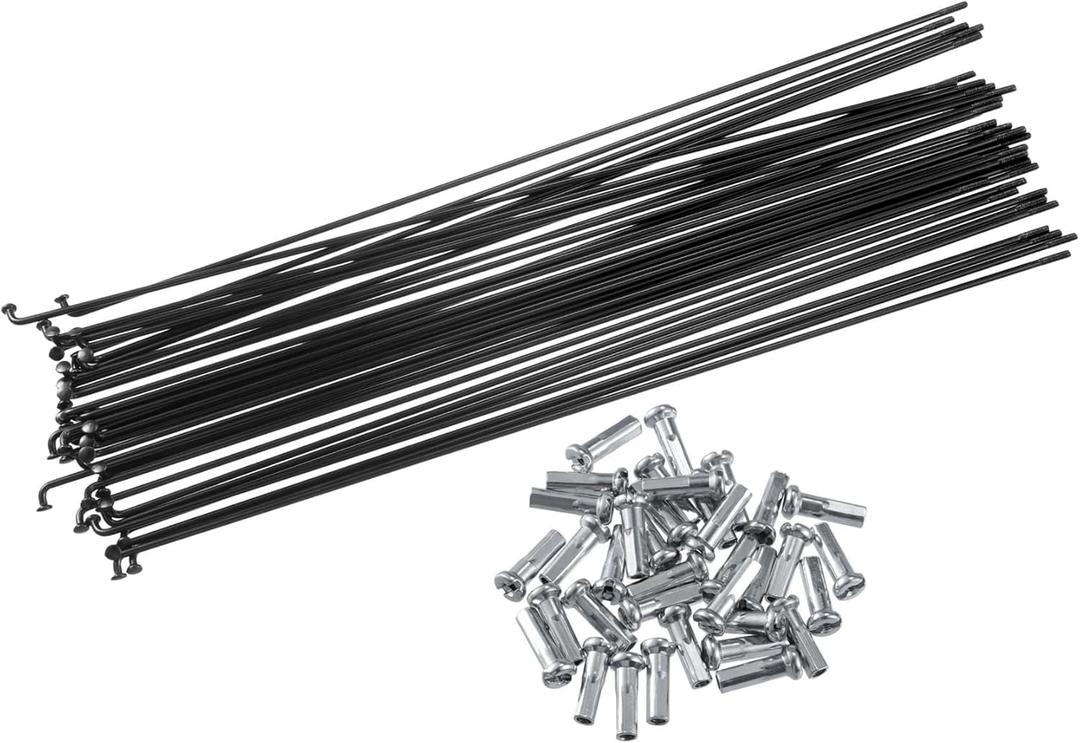ACROPIX 36 Pcs Bicycle Steel Spokes 14G Bike Spoke 263mm Length with Nipples for Most Bicycle Car Parts ACROPIX 36 Pcs Bicycle Steel Spokes 14G Bike Spoke 263mm Length with Nipples for Most Bicycle Car Parts