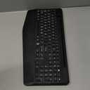 Wireless Keyboard with 7 Colored Backlits, Wrist Rest, Phone Holder, Rechargeable Ergonomic Computer Keyboard with Silent Keys, Full Size Lighted Keyboard for Windows, Mac, PC, Laptop (Large Print)