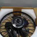 Depuley Outdoor Ceiling Fan with Light: 20 Inch Waterproof Gazebo Fans with Lights Outdoor Hanging - Plug in Remote App Control Caged Fans for Patios Pergola Porch Canopy - 6 Speed Black