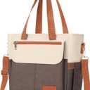 Lunch Box Lunch Bag Women, Leakproof Insulated Lunch Cooler Bag for Women, Large Lunch Tote Bags Adults(Brown,16.2L)