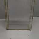 6 Pieces Acrylic Gold Sign Display Stand Frame for Wedding Art Photo Pictures 8.5 x 11 Inches