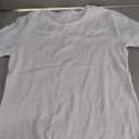 Trendy Queen Womens Basic Short Sleeve Slim Fit T Shirts Soft Crewneck Crop Y2k Tee Summer Cute Gym Fashion Clothes White, Large