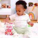 Happy Baby Organics Baby Snacks, Greek Yogis, Freeze Dried Yogurt & Fruit Snacks, Gluten Free Snack for Babies 9+ Months, Strawberry & Banana, 1 Ounce (EXP 03/12/27)