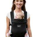 GROWNSY Baby Carrier Newborns to Toddlers, Ergonomic Baby Toddler Carrier Slings Wraps with Head Support, Easy to Wear,Infant Carrier Baby Gift,Travel and Hiking Friendly, for Babies 7 to 44 lb(Black)