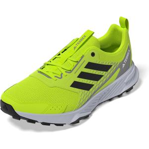adidas Men's Terrex Tracefinder Trail Running Sneaker (9, Lucid Lemon/Black/Solid Grey)