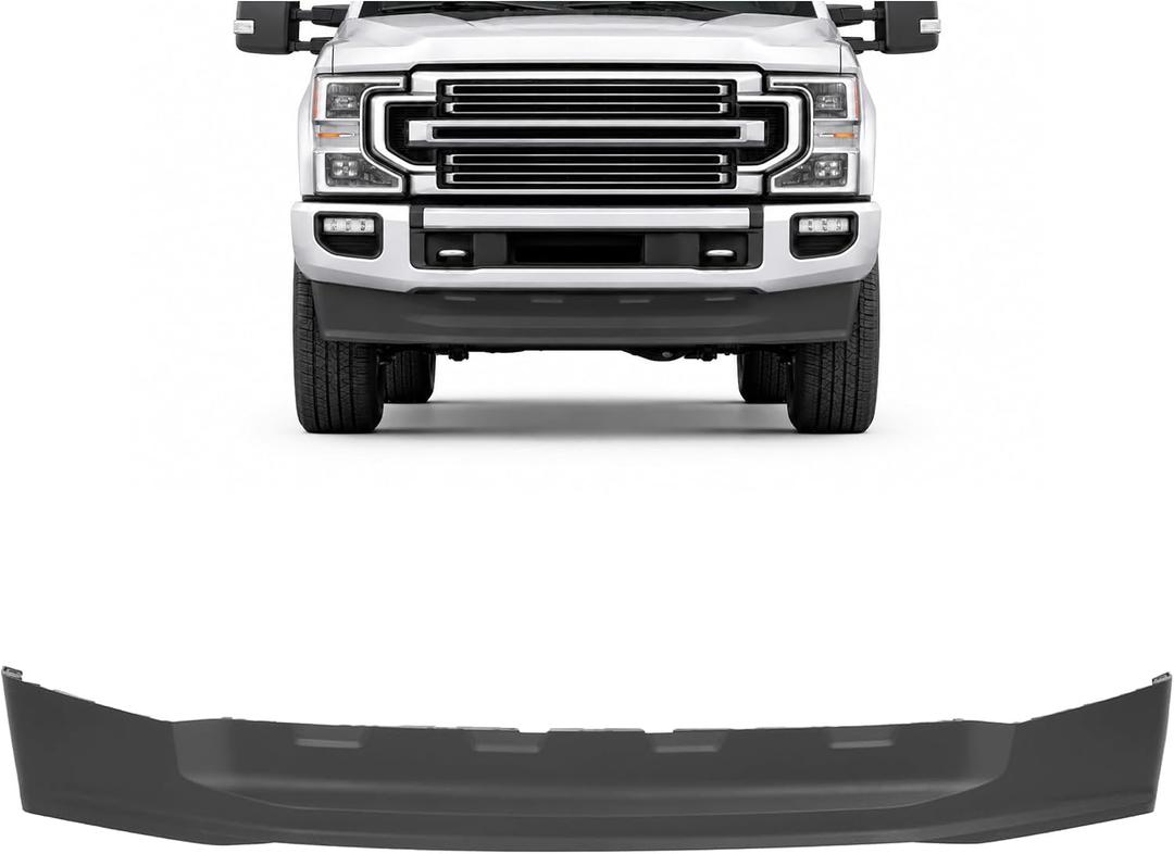 ALMULOO Front Bumper Valance Plastic(PP) Textured Black