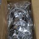 20 Pack English Muffin Rings 4 Inch, Stainless Steel Double Rolled Crumpet Rings, Round Nonstick Metal Tart Ring Cooking Pastry Ring Molds for Valentine's Day Baking