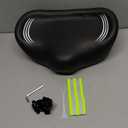 Bike Seat Noseless Wide Bicycle Seat for Women Men, Bike Seats Cushion Comfort for Big Butt, Multiple Fit Saddle for Peloton, Electric, Exercise, Cruiser Bikes (Black)