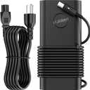 130W USB C Laptop Charger Type C Adapter Compatible with Dell XPS 15 2in1 9575 Precision 5530 2in1 5550 5750 3560 3550 3551 Latitude 7410 7310 7210 9575 9410 9510 5420 5520 5510 Power Cord