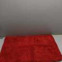 vctops Red Plush Chenille Bath Rugs Extra Soft and Absorbent Microfiber Shag Rug, Non-Slip Runner Carpet for Tub Bathroom Shower Mat Red 28" X 55" (28" x 55"/70 x 140cm)