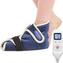 1 Pack Electric Heated Foot Ankle Warmer - Feet Heating Pad Deep-penetrating Heat for Achilles Tendinitis & Plantar Fasciitis - Auto Shut Off & 86-158 Foot Brace Women Men