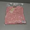 dowerme Women's Casual Dresses 2025 Fall Fashion Long Sleeve Button Up Floral Print Belted Tiered Boho Maxi Party Dress (Pink, M)