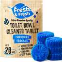 Disposable Toilet Bowl Cleaners(30 Tablets) Odor Eliminator, Fresh Scent, Multipurpose Residential and commercial Cleaners 2-3 week Lasting Toilet Bowl Cleaner (1 Count (Pack of 30))