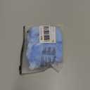 Women's Y2K Floral Strapless Tube Top Sleeveless Slim Fit Bandeau Crop Tops (Blue and White)