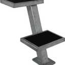 Extreme Max 3006.6812 Galvanized Trailer Tongue Step - Double (Silver)