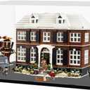 Choowin Acrylic Display Case for Lego Home Alone House 21330 for Lego A Frame Cabin 21338 Avatar Tree of Souls 75574 Thickened Clear Display Cases for Collectibles Assemble Dustproof Box(Black Base)