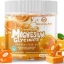Magnesium Glycinate Soft Chews Supplement,Chewable Sugar Free Potassium Magnesium Chews with Magnesium Glycinate, Vitamin D, B6, and CoQ10 for Calm Support & Sleep for Adults,60 Days Supply-Orange