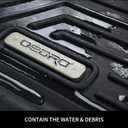 OEDRO Floor Mats Fit for 2019-2025 2026 Ram 2500/3500 Crew Cab with 1st Row Bucket or Bench Seats, Custom Fit TPE All Weather Car Mats Includes 1st and 2nd Row