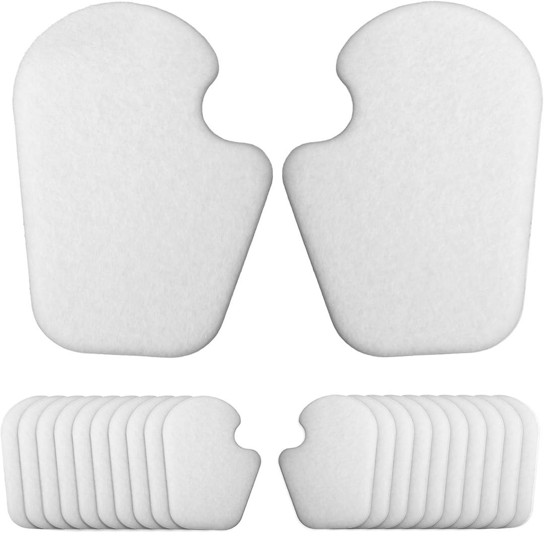 20 Pcs Metatarsal Feet Pads Felt Foot Sesamoiditis Pad Small Feet Dancers Cushion Comfort Dancing Pain Relief Pads Thick Self Adhesive Support Cushion for Women Men