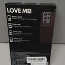 LOVE MEI Military Rugged Case for Samsung Galaxy S23 Ultra, Without Tempered Glass Screen Protector, Shockproof Dustproof Scratch Proof Hybrid Metal and Silicone Gel Heavy Duty Full Body Cover Black